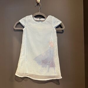 Disney Blue Sequin Dress for Girls Elsa Frozen